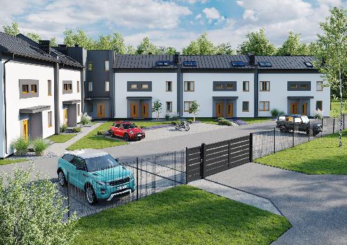 Mieszkania Ząbki ul. Zycha, os. Rajskie Ogrody 82-122 m2