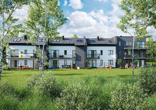 Mieszkania Ząbki ul. Zycha, os. Rajskie Ogrody 82-122 m2