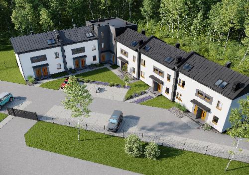 Mieszkania Ząbki ul. Zycha, os. Rajskie Ogrody 82-122 m2